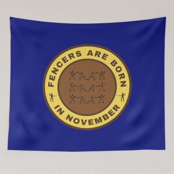 Item preview, Fencers are born in November alternate design designed and sold by fev-rocks.