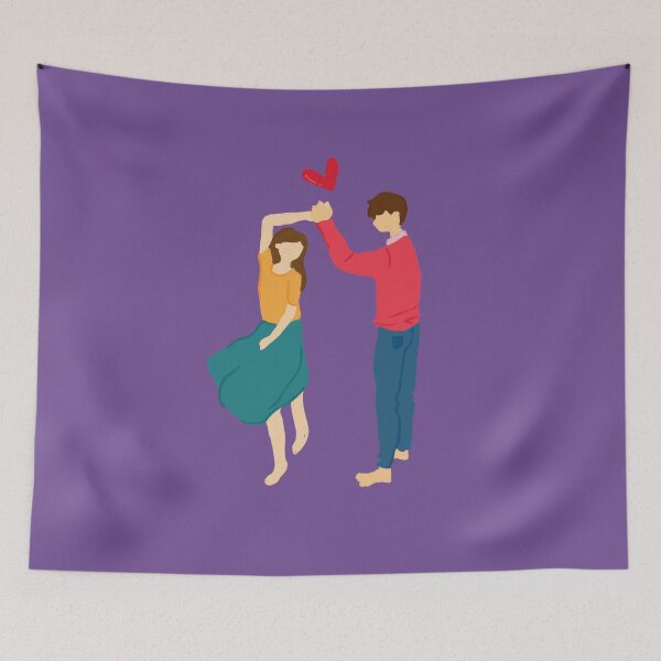 Item preview, Dancing cute couple Illustration designed and sold by Cosmodoody.