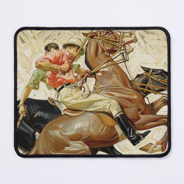 Item preview, Polo Players on Horseback (1914) - J. C. Leyendecker designed and sold by SALON DES ARTS.