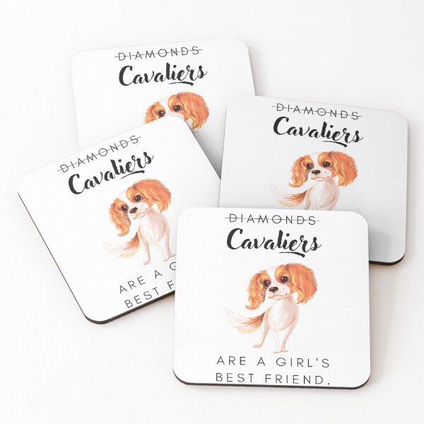 Item preview, Cavalier dogs are a girl's best friend designed and sold by LiliesValley.