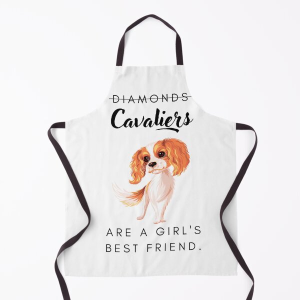 Item preview, Cavalier dogs are a girl's best friend designed and sold by LiliesValley.
