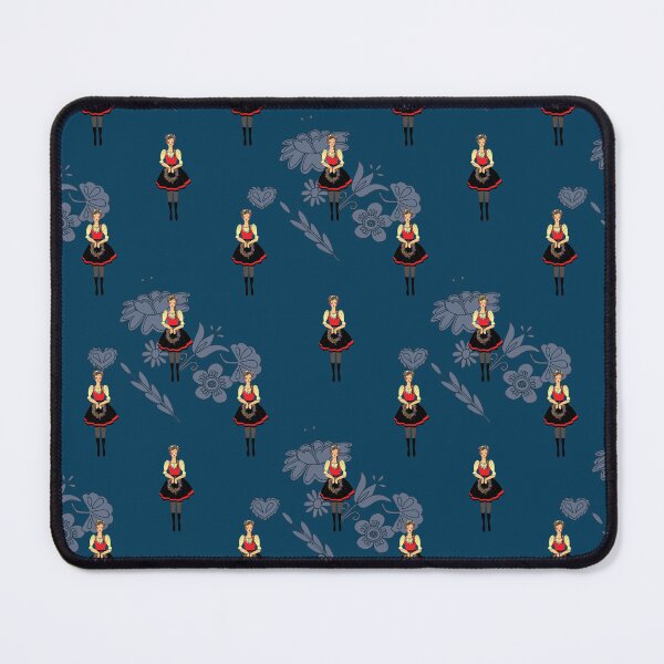 Item preview, Klara from Moravia, folklore girl in folk costume, Czech folklore design designed and sold by Folkiestore.