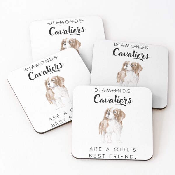 Item preview, Cavalier dogs are a girl's best friend designed and sold by LiliesValley.