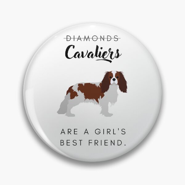 Item preview, Cavalier dogs are a girl's best friend designed and sold by LiliesValley.