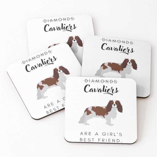Item preview, Cavalier dogs are a girl's best friend designed and sold by LiliesValley.
