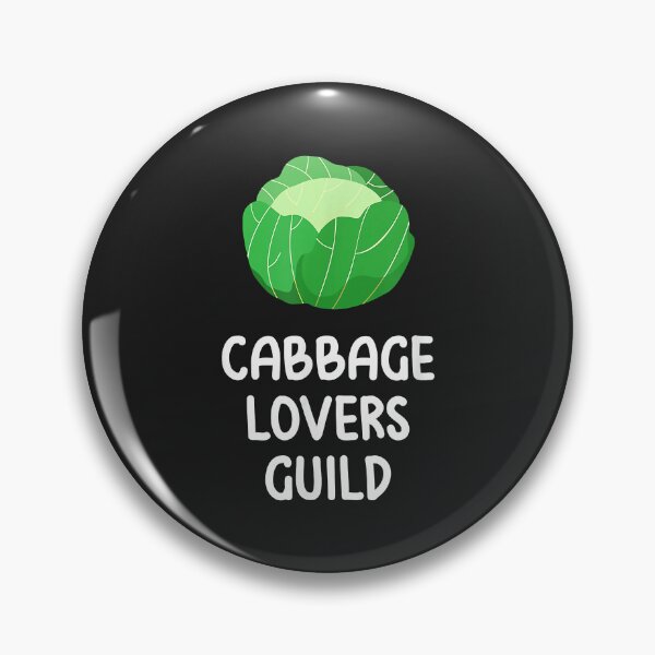 Item preview, Green Cabbage Lovers Guild Vegetable Fan Club Eat Veggies designed and sold by JeffreyMCombs.