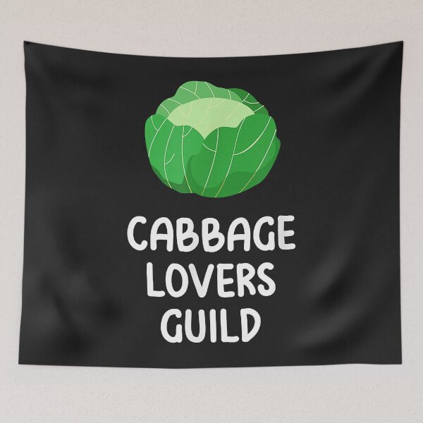 Item preview, Green Cabbage Lovers Guild Vegetable Fan Club Eat Veggies designed and sold by JeffreyMCombs.