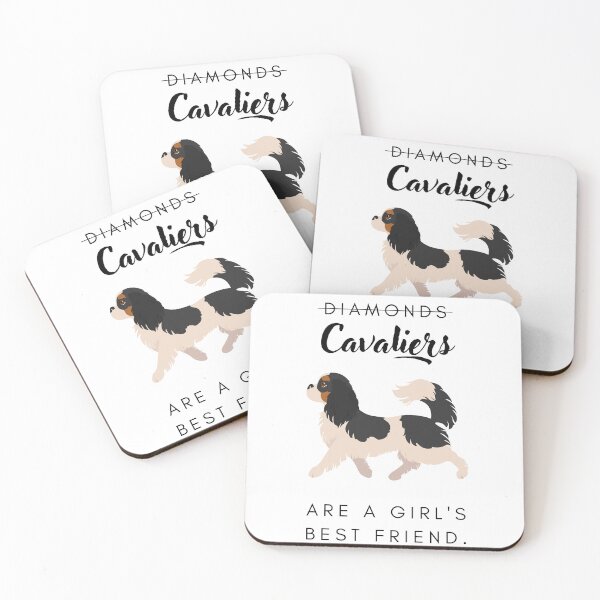 Item preview, Cavalier dogs are a girl's best friend designed and sold by LiliesValley.
