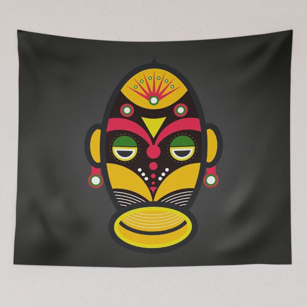 Item preview, African Mask Traditional Tribal designed and sold by TM Selvam.