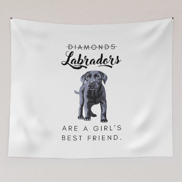 Item preview, Labradors are a girl's best friend designed and sold by LiliesValley.