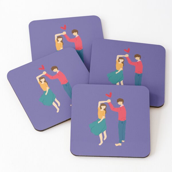Item preview, Dancing cute couple Illustration designed and sold by Cosmodoody.