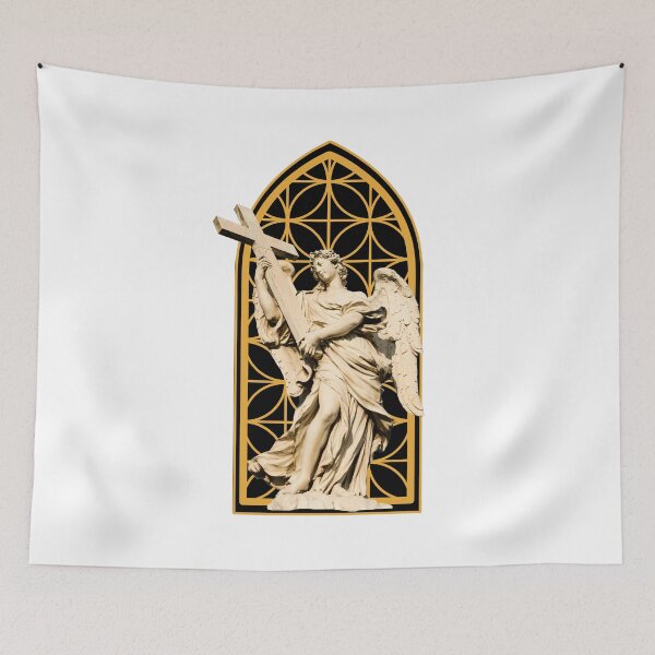Item preview, Angel Holding Cross designed and sold by AMERICANCHEEZ.