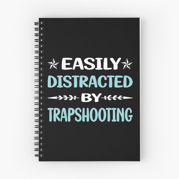 Item preview, Funny Easily Distracted Trapshooting Trap Shooting Clay Target Shooting designed and sold by robinnacallanyi.