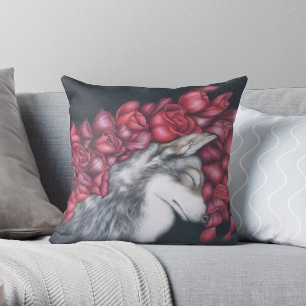 Overwhelmed Throw Pillow