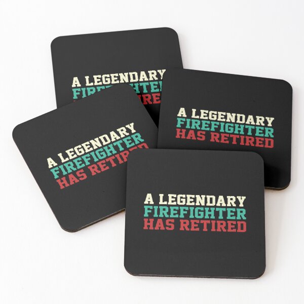 Item preview, A Legendary Firefighter Has Retired: Funny Retirement Gift - Firefighter Retirement designed and sold by Adexyl.