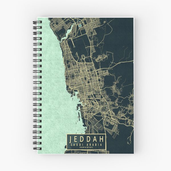 Item preview, Jeddah City Map of Hejaz, Saudi Arabia - Summer designed and sold by deMAP.