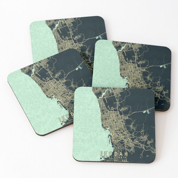 Item preview, Jeddah City Map of Hejaz, Saudi Arabia - Summer designed and sold by deMAP.