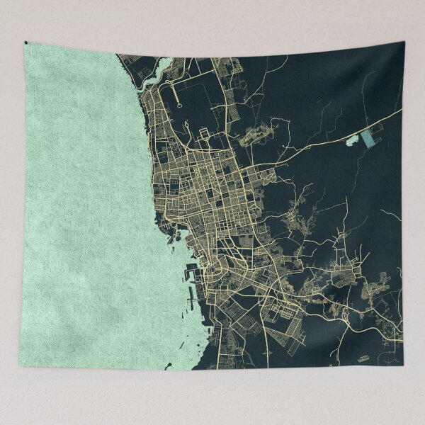Item preview, Jeddah City Map of Hejaz, Saudi Arabia - Summer designed and sold by deMAP.