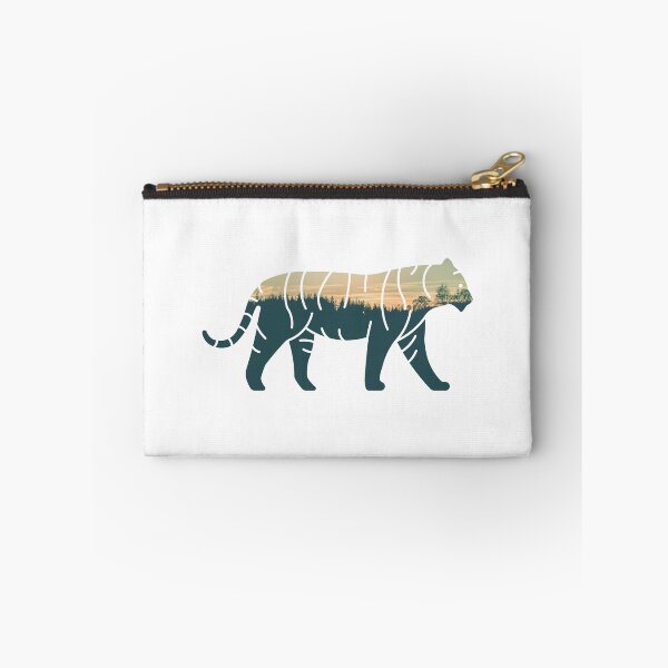 Item preview, Forest Trees Under Calm Sky Tiger | Colorful Tiger designed and sold by BopleDesigns.