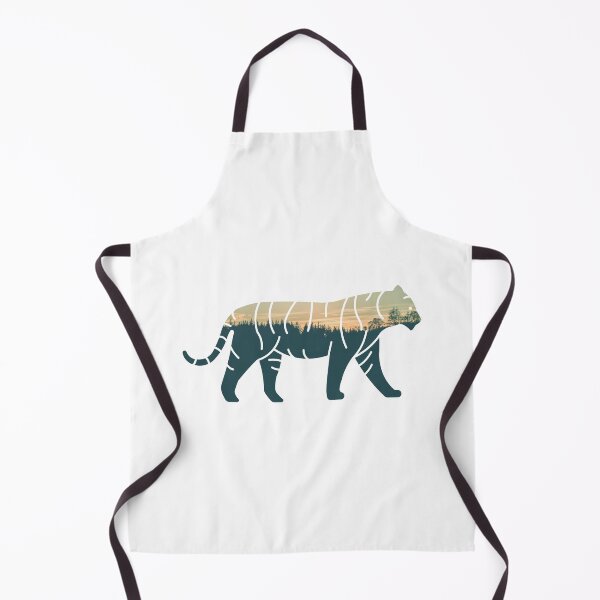 Item preview, Forest Trees Under Calm Sky Tiger | Colorful Tiger designed and sold by BopleDesigns.