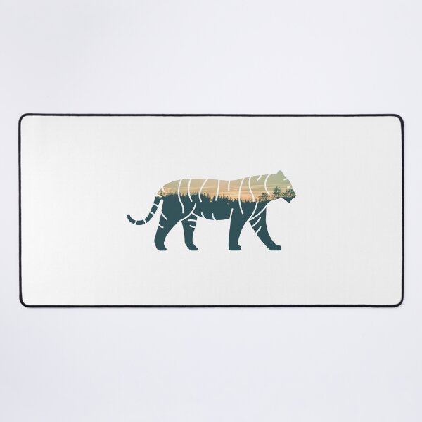 Item preview, Forest Trees Under Calm Sky Tiger | Colorful Tiger designed and sold by BopleDesigns.