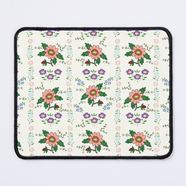 Item preview, Hanacke Slovacko, floral shirt embroidery pattern, pink and lilac. designed and sold by Folkiestore.