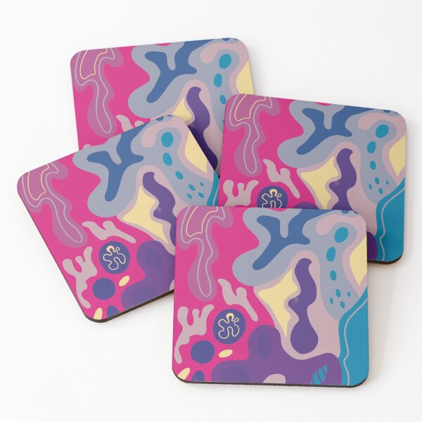 Item preview, Underwater abstract wiggle art designed and sold by elliebart.