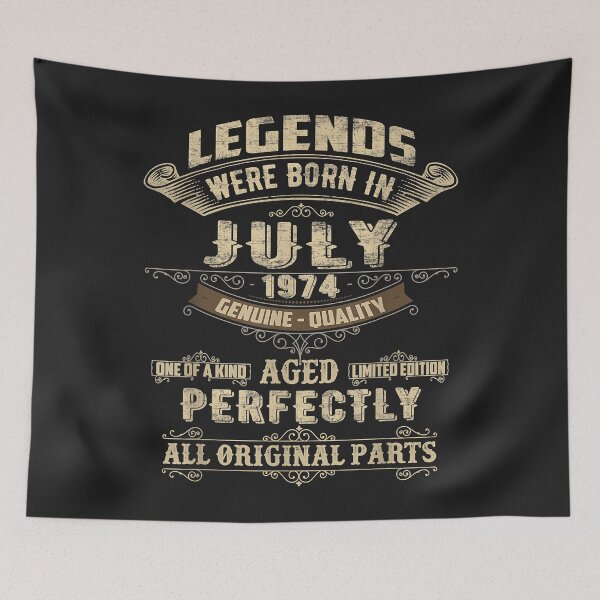 Item preview, Legends Were Born In July 1974 48th Birthday 48 Year Old designed and sold by virnmjan.