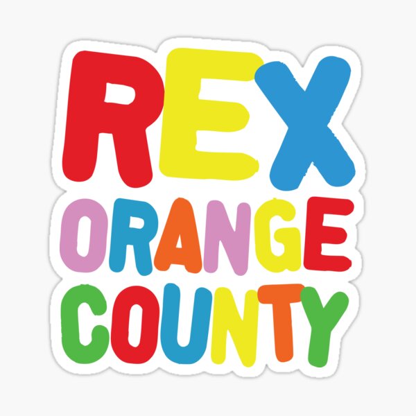 Rex Orange County Logo Sticker Artwork Sticker For Sale By Sianwj Redbubble 0506