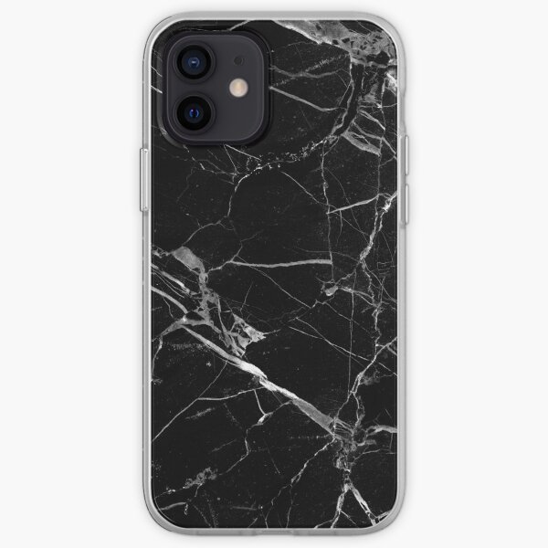 BLACK MARBLE iPhone Soft Case