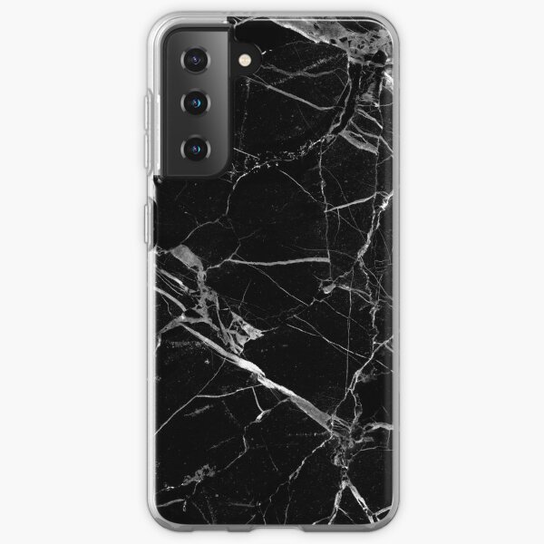 BLACK MARBLE Samsung Galaxy Soft Case