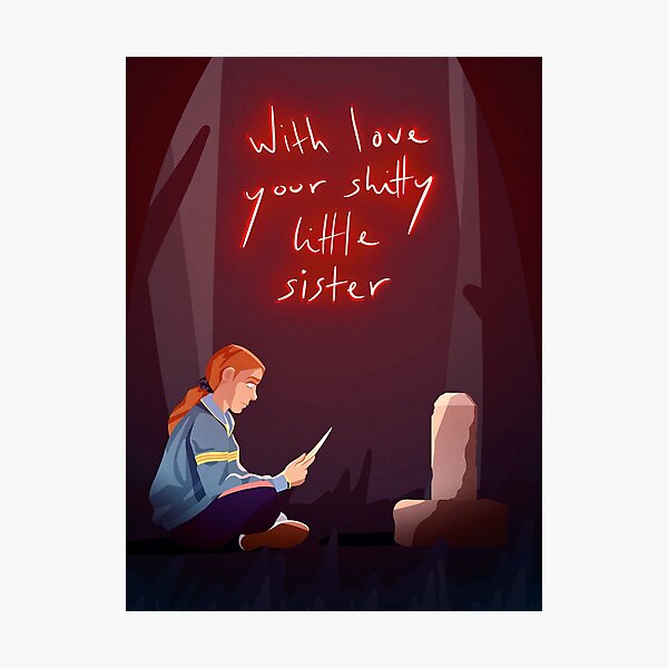 Max's Letter Stranger Things Photographic Print
