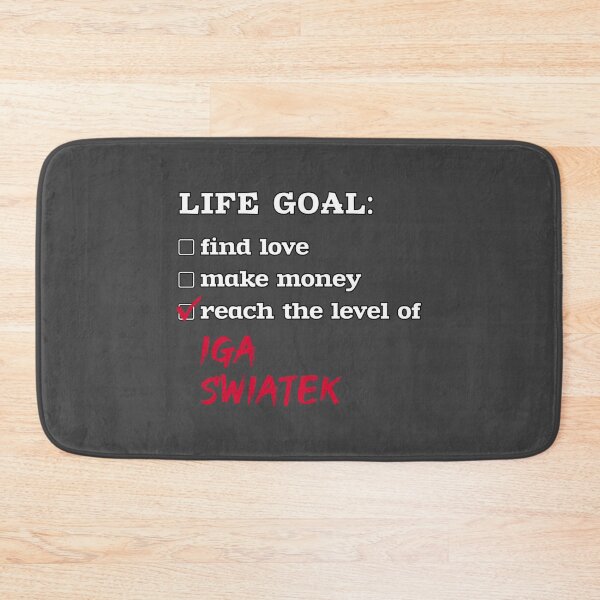 Item preview, Life goal - Iga Swiatek    designed and sold by ADSVectorMaster.