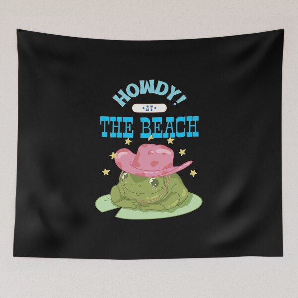 Item preview, FROG AT THE BEACH designed and sold by Verbiage24.