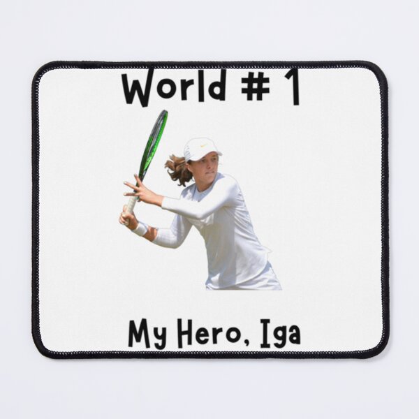 Item preview, My Hero - Iga Swiatek - World 1 Tennis Player - Iga Swiatek Fan - Swiatek Winner - Love Iga Swiatek designed and sold by ADSVectorMaster.