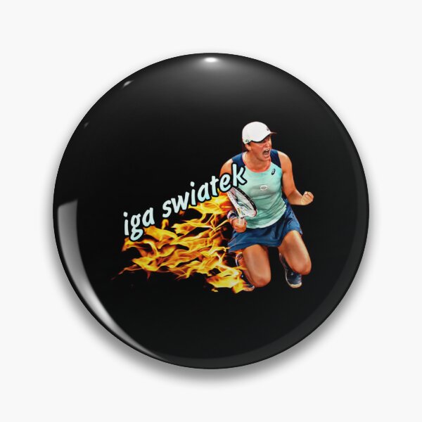 Item preview, Swiatek on fire Tri-blend  designed and sold by ADSVectorMaster.