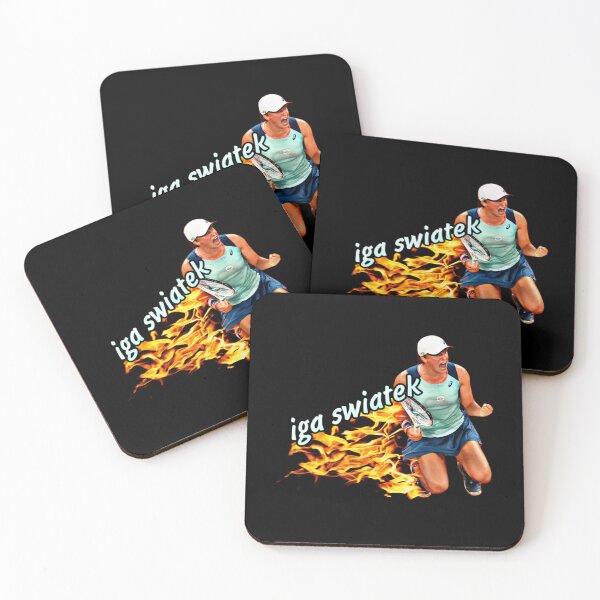 Item preview, Swiatek on fire Tri-blend  designed and sold by ADSVectorMaster.