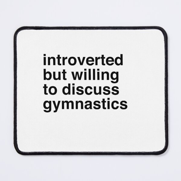 Item preview, Funny introverted gymnastics gift designed and sold by shirtpress.
