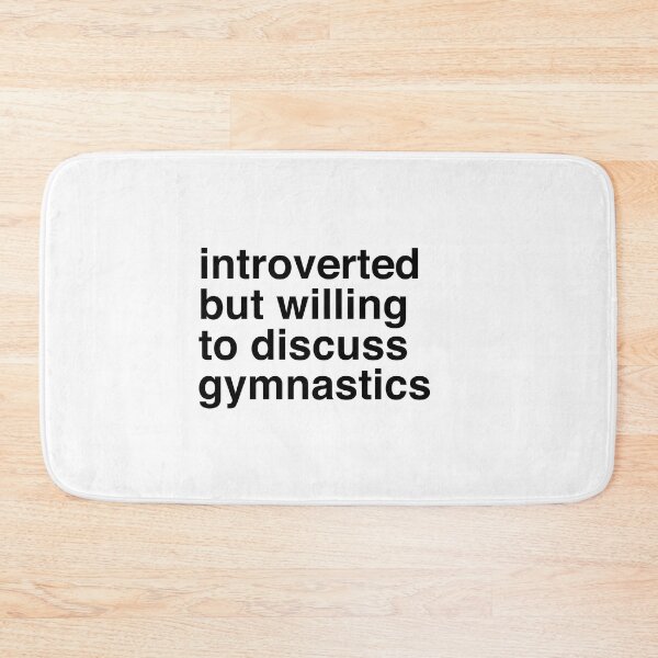 Item preview, Funny introverted gymnastics gift designed and sold by shirtpress.