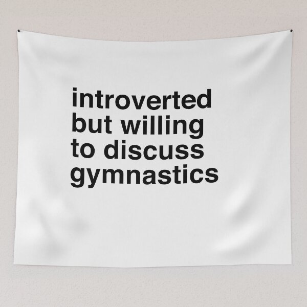 Item preview, Funny introverted gymnastics gift designed and sold by shirtpress.
