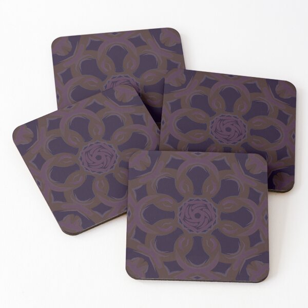 Item preview, Mystic symmetric flower seamlessly ordered designed and sold by Shape-And-Color.