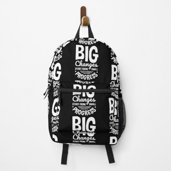 Item preview, Big changes Start From Small Progress Always Think To Be Positive Aspire To Inspire Before The Expire Funny Saying Happy Life Apparel Essential Motivation Inspiration Joy Mood designed and sold by DesignByHeartUK.