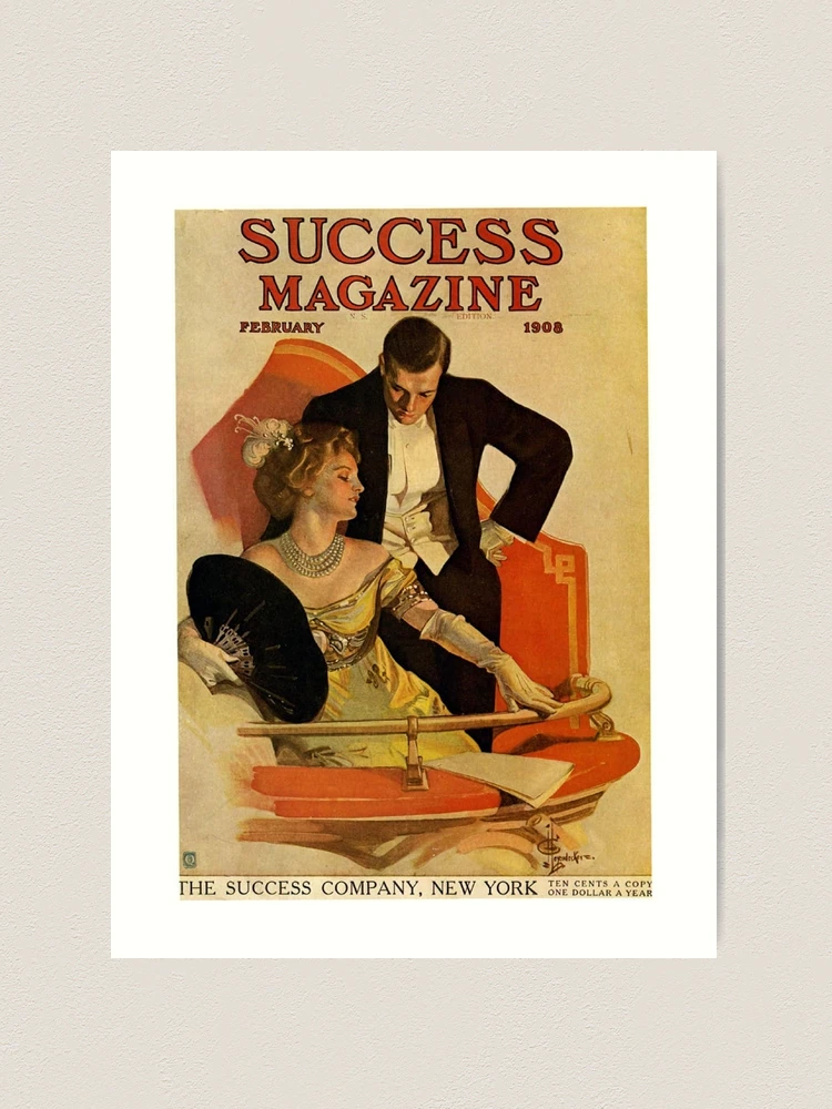 ヴィンテージアートポスター　SUCCESS Success Magazine (1908) - J. C. Leyendecker