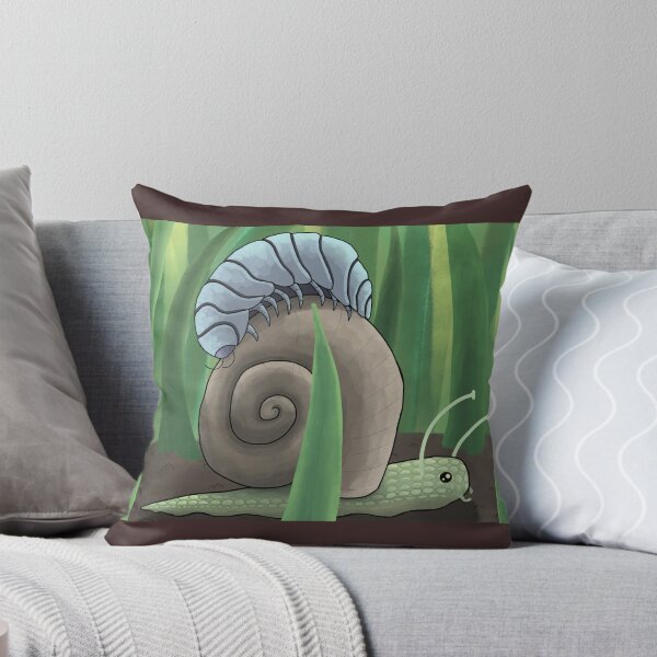 Item preview, Cute Snail and Rolly-Pollie designed and sold by pocketurtle.