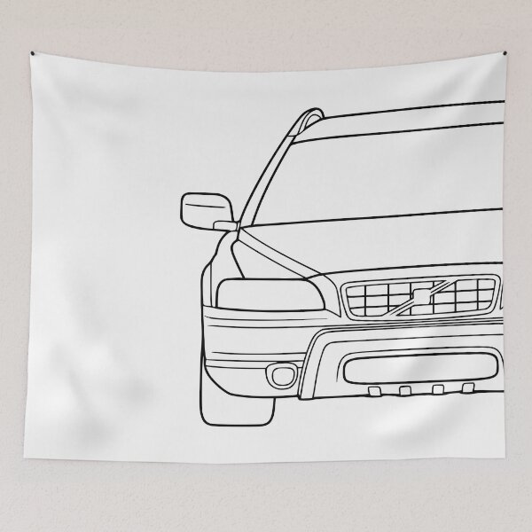 Item preview, XC70 2001-2008 front black silhouette designed and sold by EdimDesign.