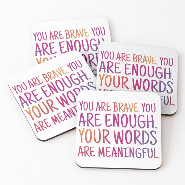 Item preview, You are brave motivational quote designed and sold by Cyrenaica 1949.