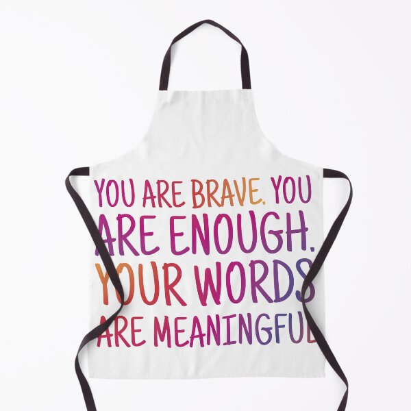 Item preview, You are brave motivational quote designed and sold by Cyrenaica 1949.