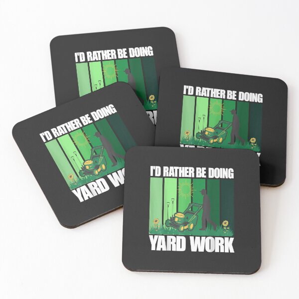 Item preview, I'd Rather Be Doing Yard Work Gardening Funny designed and sold by JeffreyMCombs.