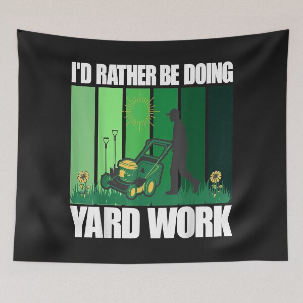 Item preview, I'd Rather Be Doing Yard Work Gardening Funny designed and sold by JeffreyMCombs.