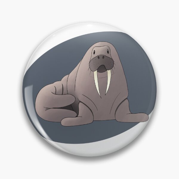 Item preview, Cartoon Walrus designed and sold by pocketurtle.